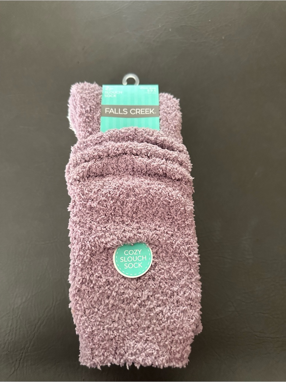 Falls Creek Plush Slouch Socks - Mauve Pink